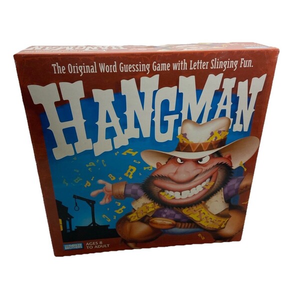 Hangman Board Game, 2003 Parker Brothers Word Guessing Game Hasbro  Complete - Picture 1 of 4